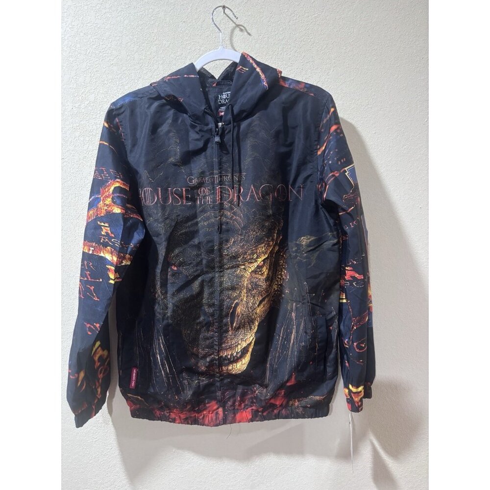 Members Only House of the Dragon Game of Thrones Windbreaker Jacket Size S